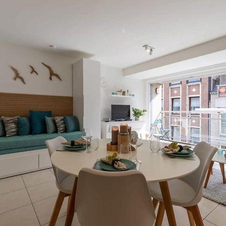 'Blue Sea' - Studio In Ostend With Private Parking Appartement Buitenkant foto